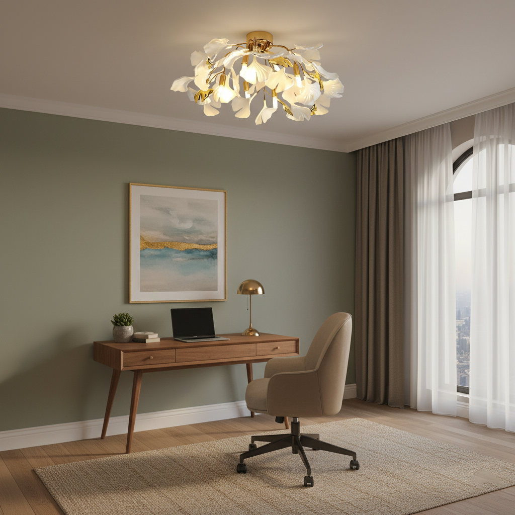 Gingko Valla Metal Ceiling Light — product view 11