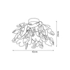 Gingko Valla Metal Ceiling Light — product view 25