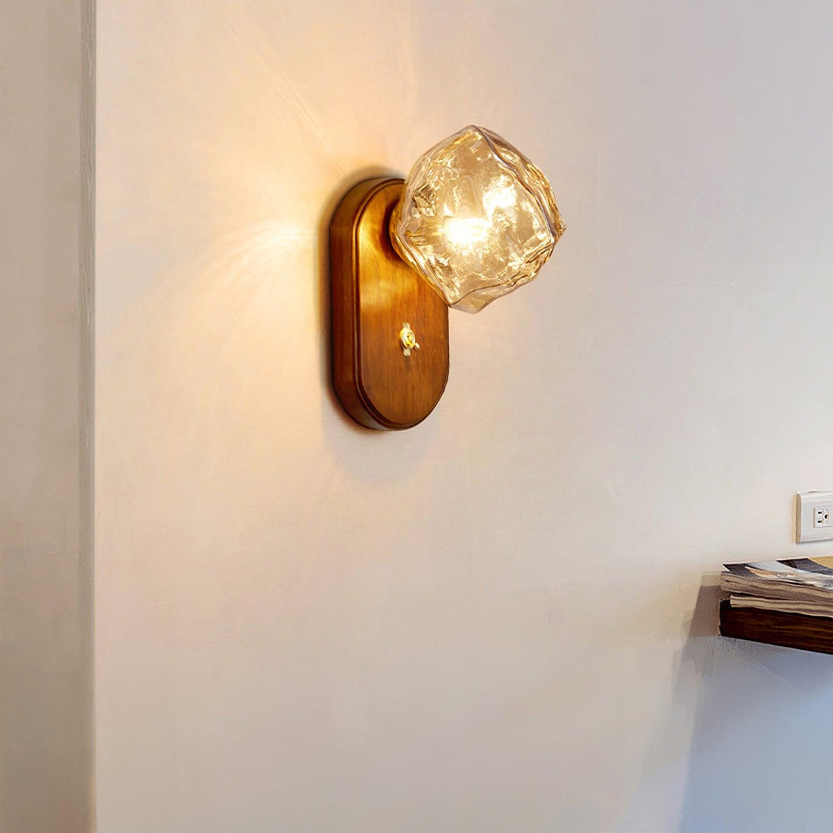 ice Cubes Glass Wall Lamp — product view 9