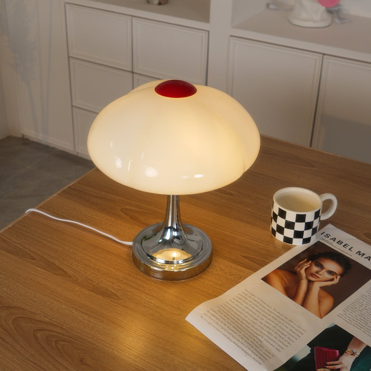 Toledo Mushroom Glass Table Lamp — product view 25