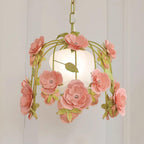 Romantische Flowers Glass Pendant Lamp — product view 2