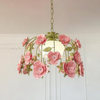 Romantische Flowers Glass Pendant Lamp — product view 3