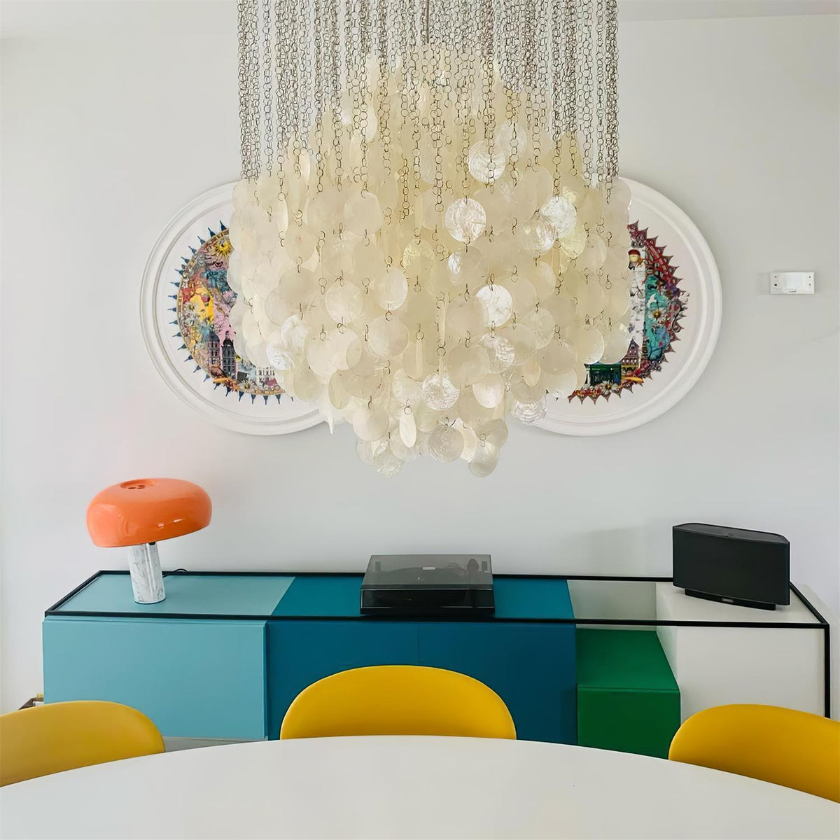 Shell Collections Metal Chandelier — product view 9