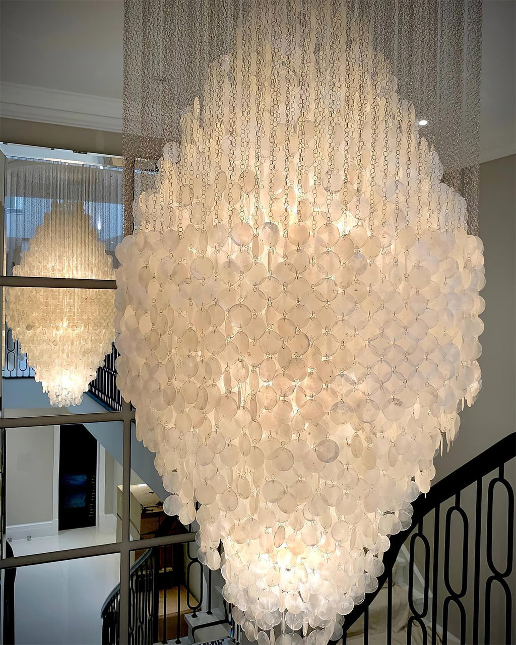 Shell Collections Metal Chandelier — product view 15