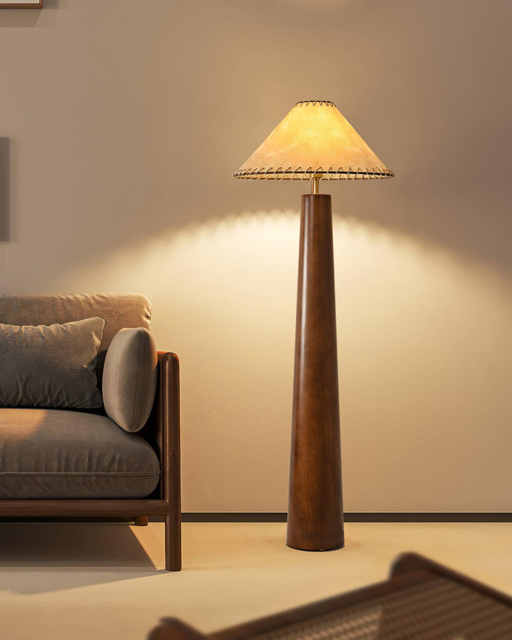 Kibo Wood Floor Lamp — product view 4