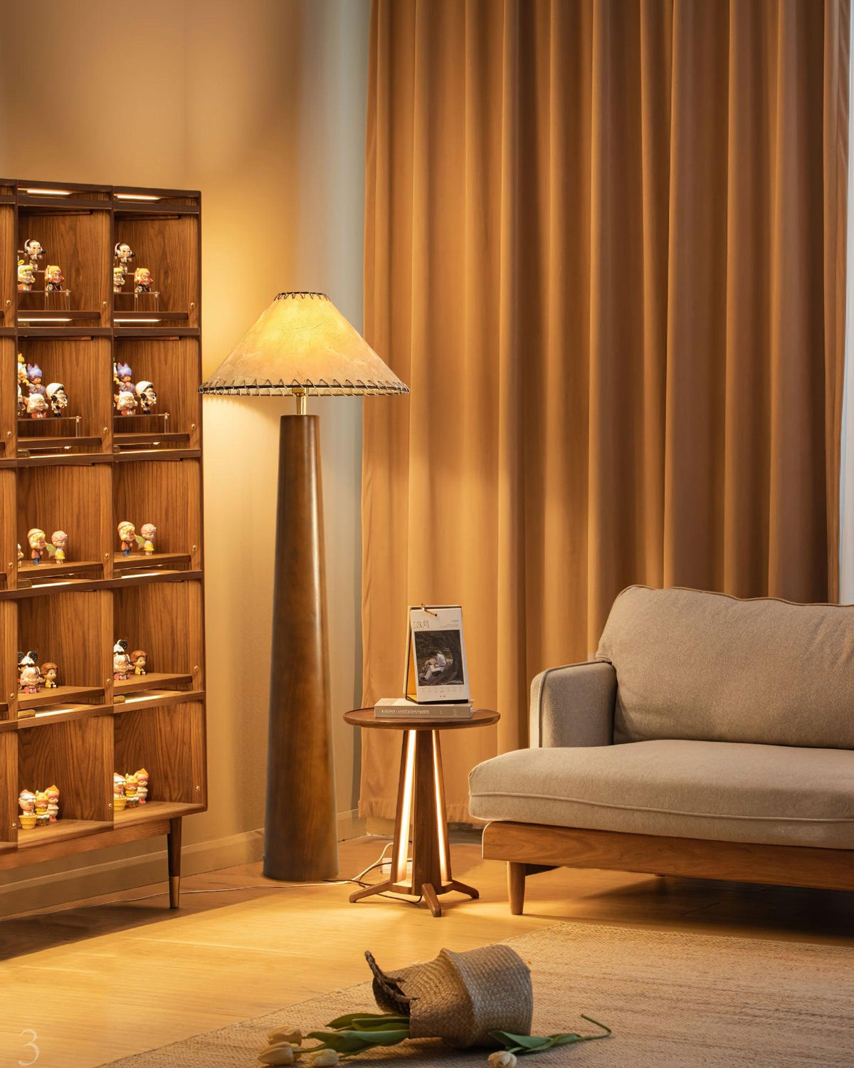 Kibo Wood Floor Lamp — product view 8