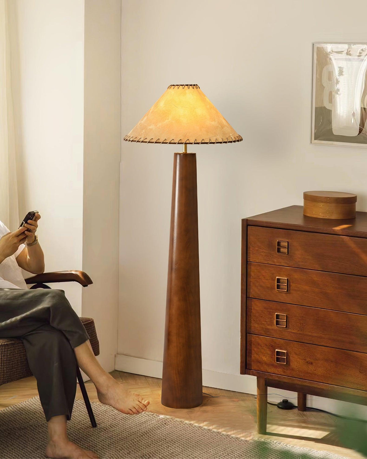 Kibo Wood Floor Lamp — product view 9