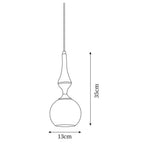 Eloise Glass Pendant Lamp — product view 5