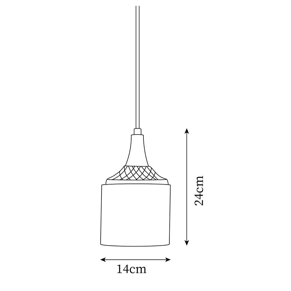 Eloise Glass Pendant Lamp — product view 6
