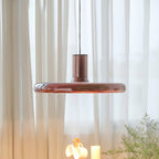 Red Frisbee Metal Pendant Lamp — product view 7