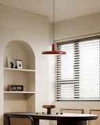 Red Frisbee Metal Pendant Lamp — product view 8