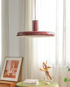 Red Frisbee Metal Pendant Lamp — product view 12