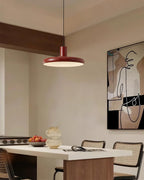 Red Frisbee Metal Pendant Lamp — product view 17