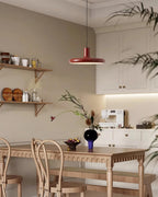 Red Frisbee Metal Pendant Lamp — product view 18