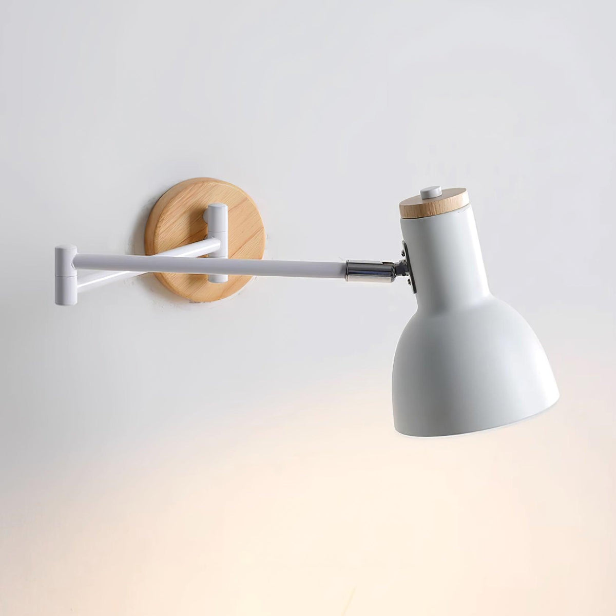 Collin Adjustable Wood Wall Lamp — product view 12
