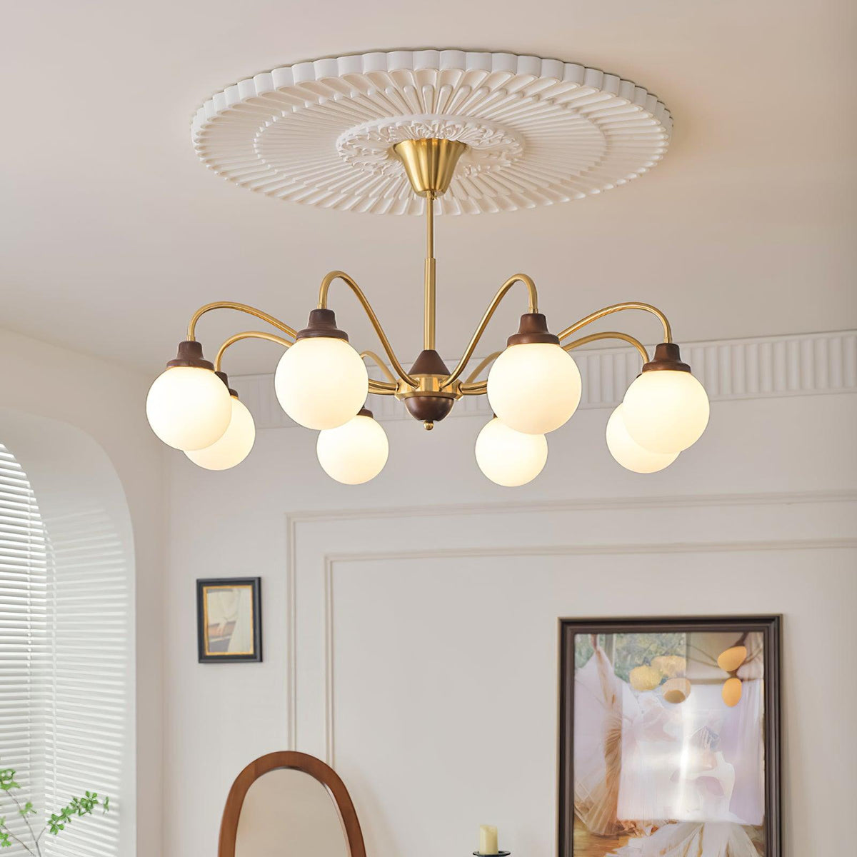 Tillary Retro Glass Chandelier — product view 2