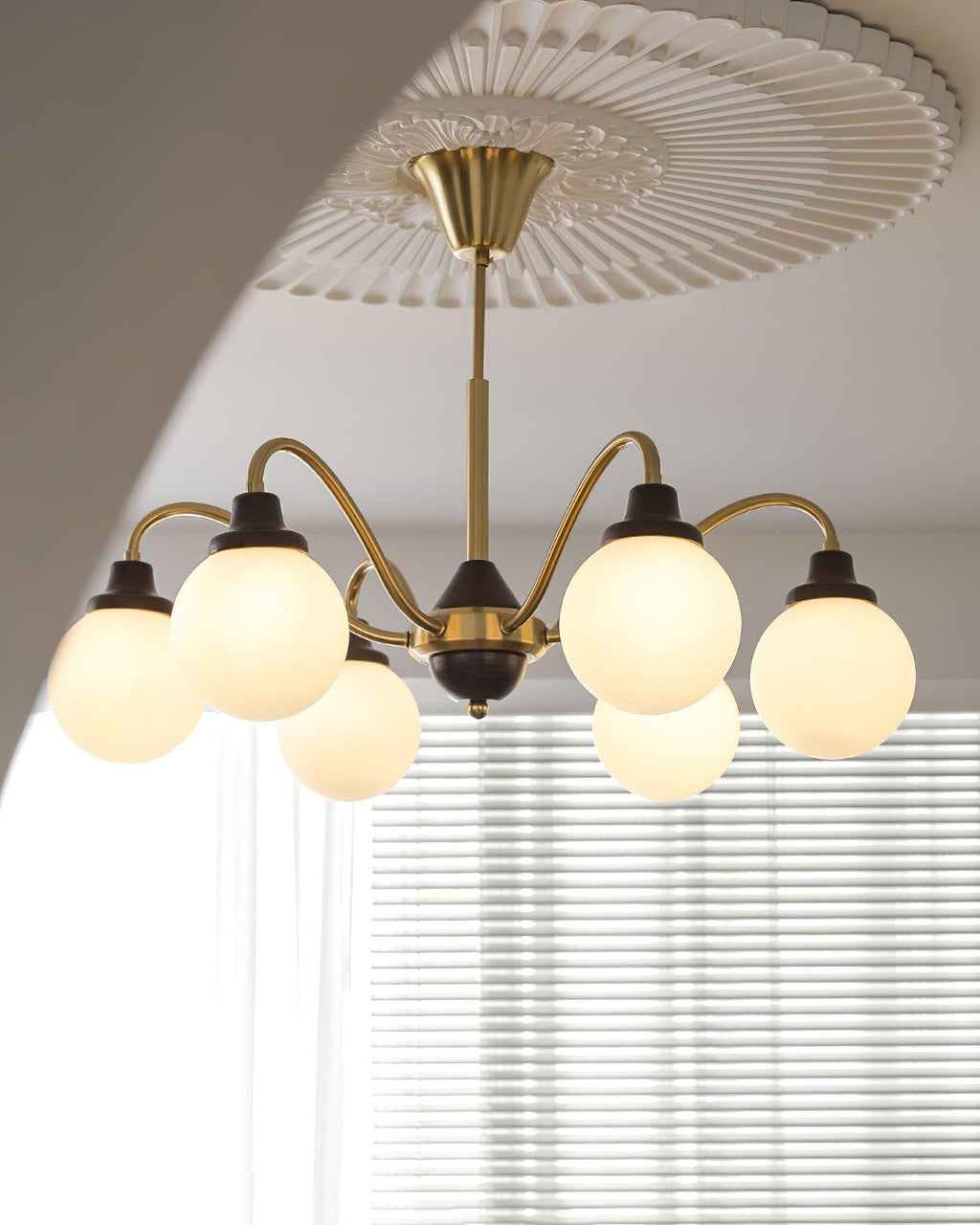 Tillary Retro Glass Chandelier — product view 3