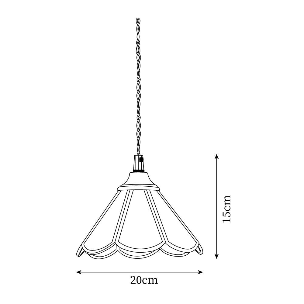 Leslie Glass Pendant Lamp — product view 5