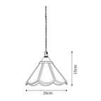 Leslie Glass Pendant Lamp — product view 5