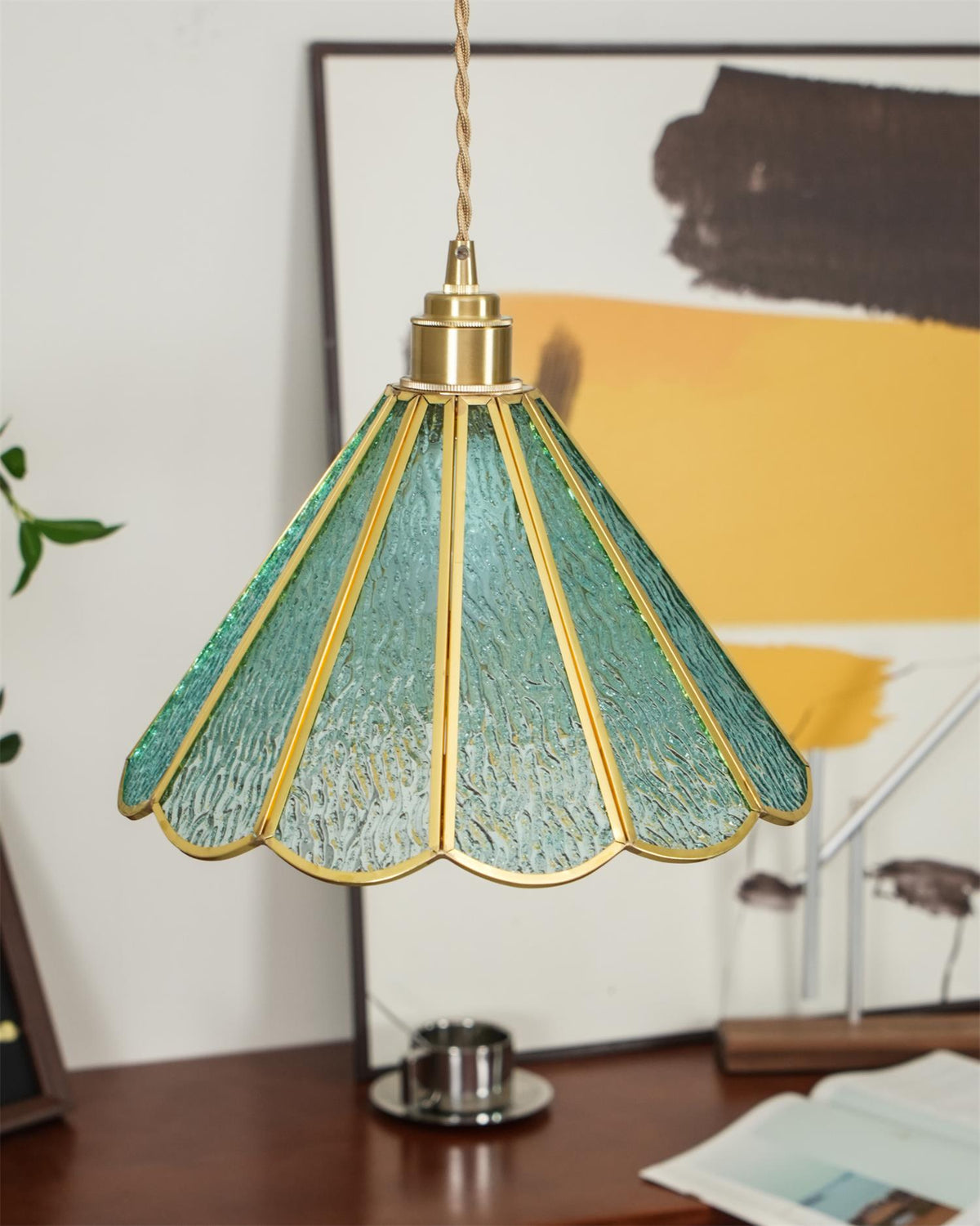 Leslie Glass Pendant Lamp — product view 12