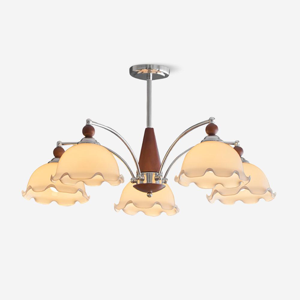 Claudia Flowers Glass Chandelier — product view 1
