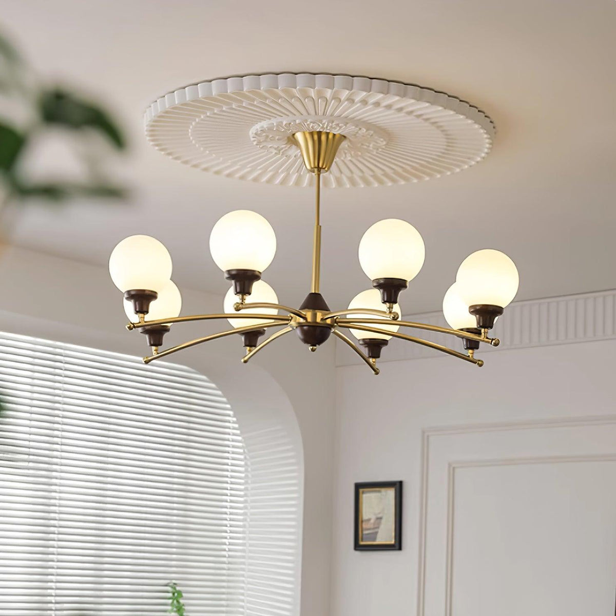 Sciolari Glass Chandelier — product view 2