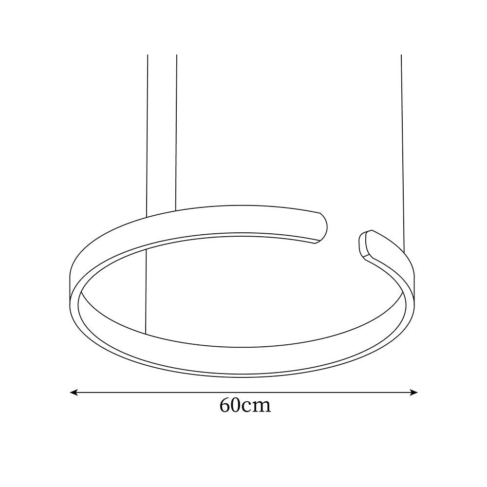 Halo Led Metal Pendant Lamp — product view 5