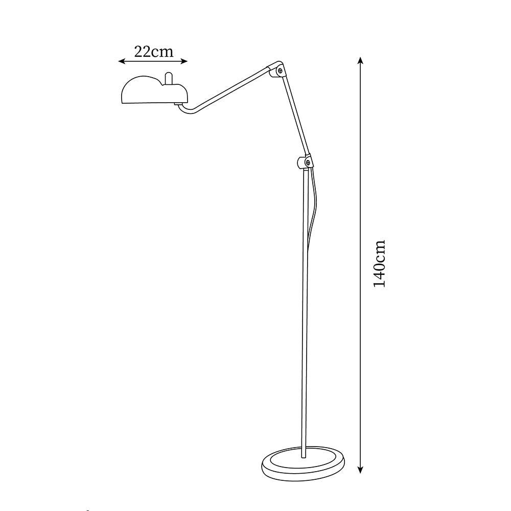 Paolo Metal Floor Lamp — product view 5
