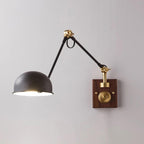 Blair Swing Arm Wood Wall Lamp — product view 2