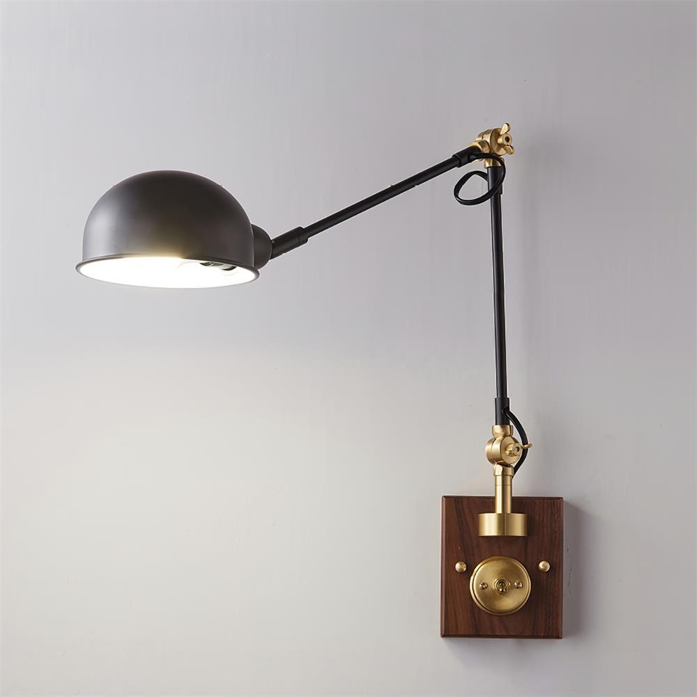 Blair Swing Arm Wood Wall Lamp — product view 6
