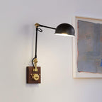 Blair Swing Arm Wood Wall Lamp — product view 7