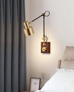 Blair Swing Arm Wood Wall Lamp — product view 8