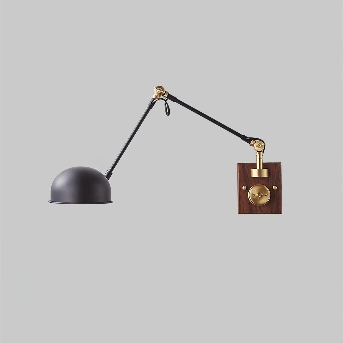 Blair Swing Arm Wood Wall Lamp — product view 9