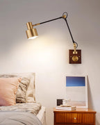Blair Swing Arm Wood Wall Lamp — product view 10