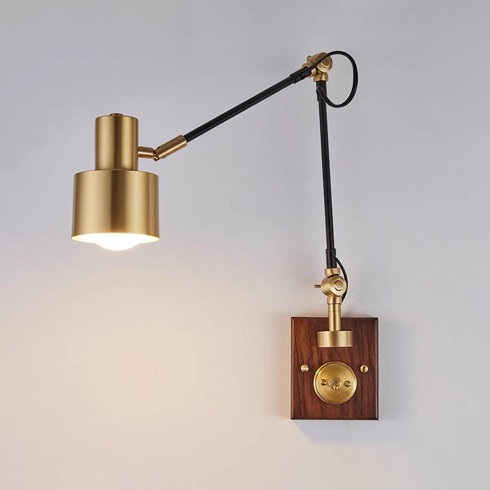Blair Swing Arm Wood Wall Lamp — product view 12