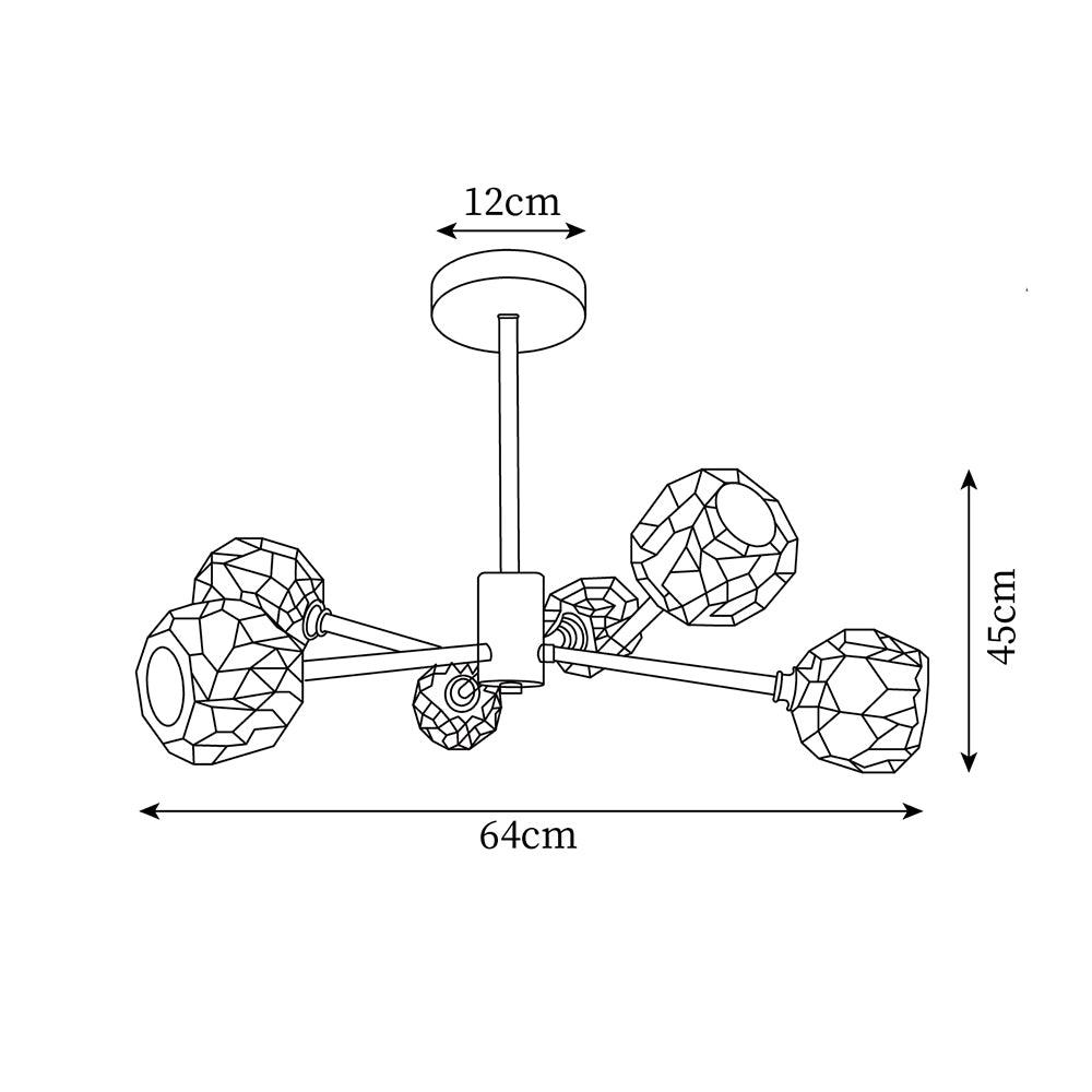 Crystal Ball Chandelier — product view 5