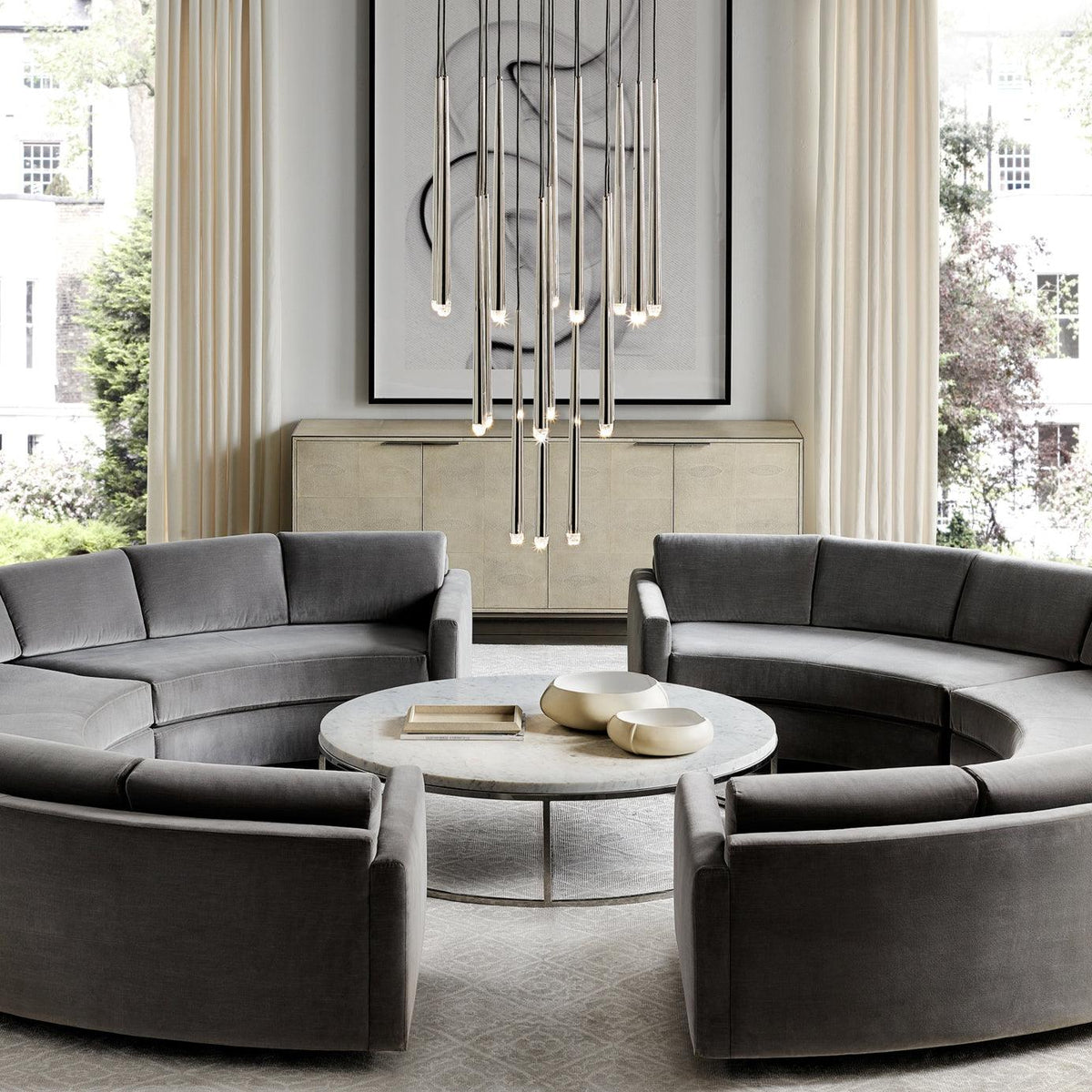 Renaie Round Chandelier — product view 3