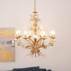 White Rose Crystal Chandelier — product view 12