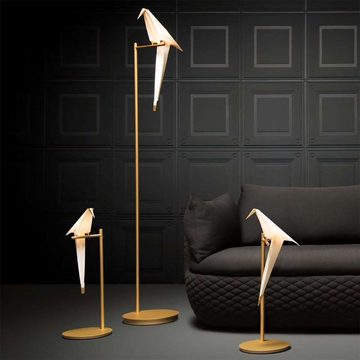 White Paper Crane Table Lamp — product view 3