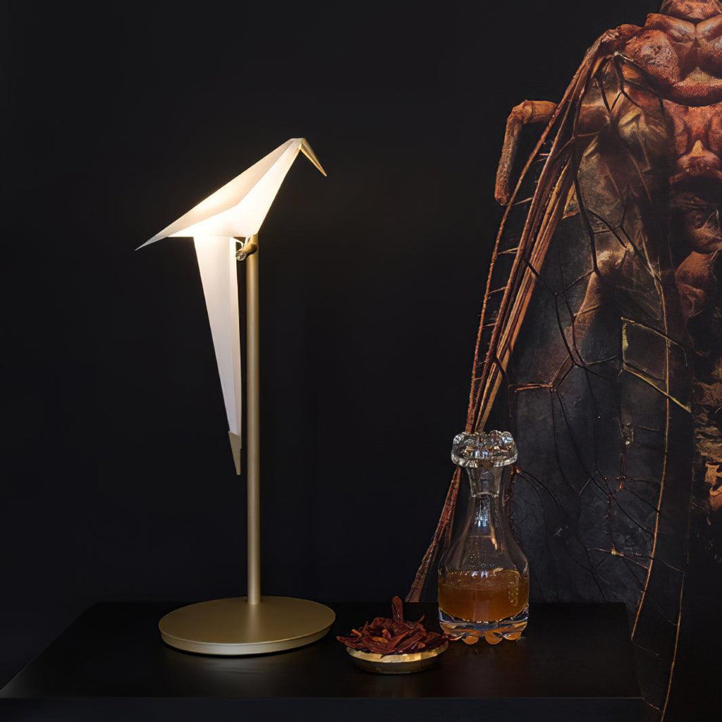 White Paper Crane Table Lamp — product view 5
