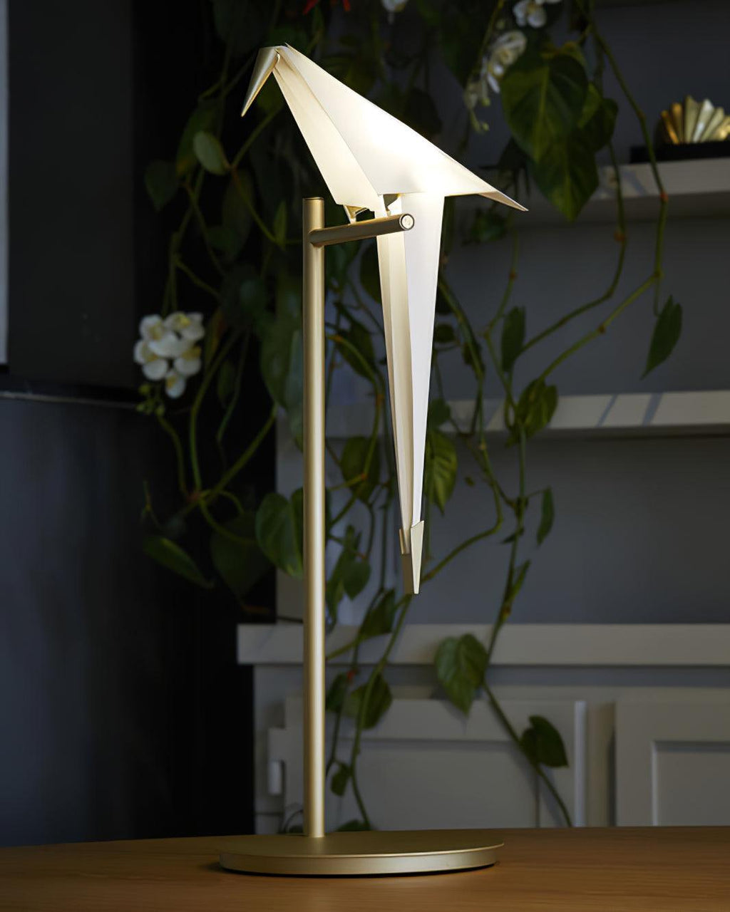 White Paper Crane Table Lamp — product view 6