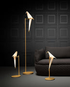 White Paper Crane Floor Lamp — product view 7