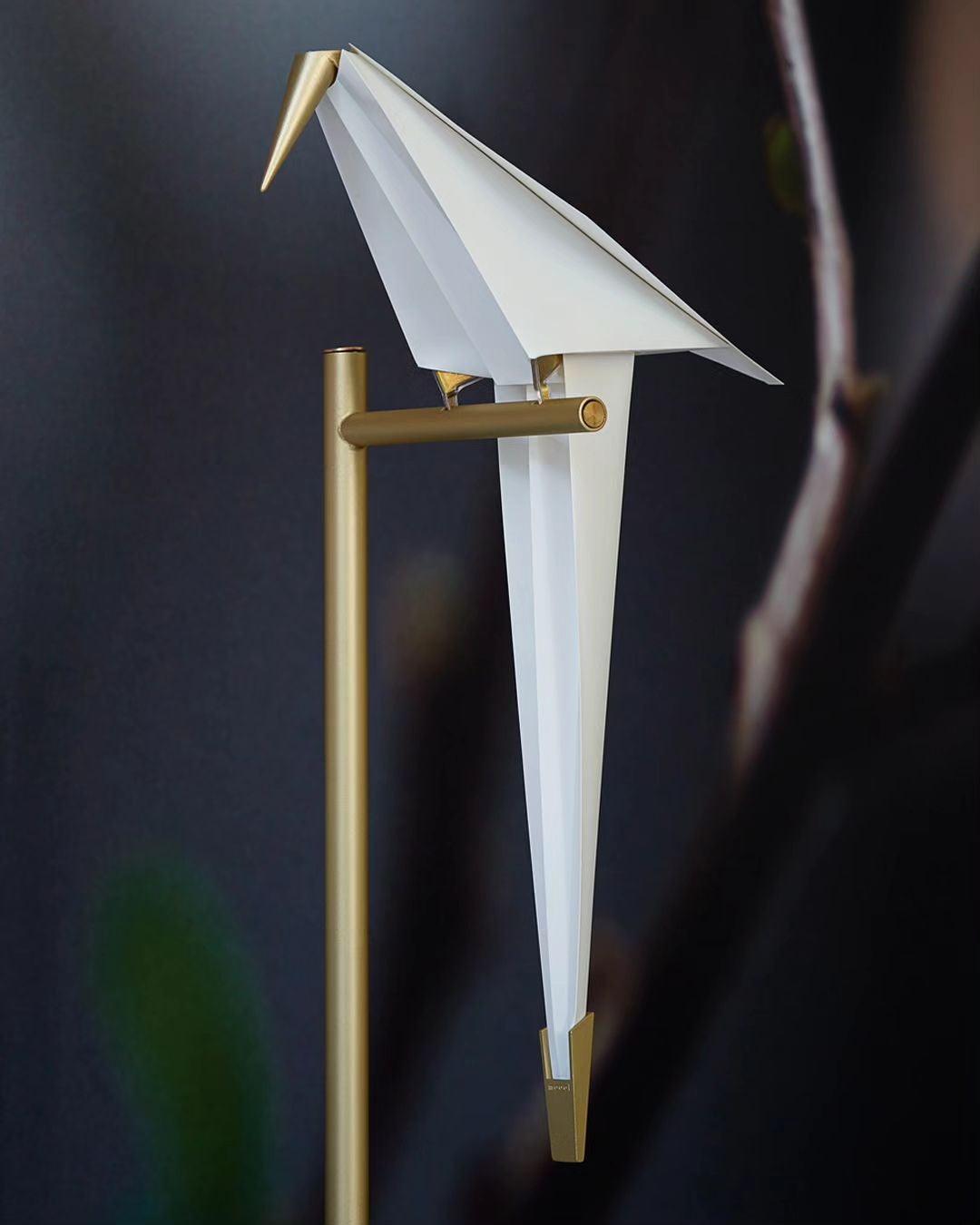 White Paper Crane Floor Lamp — product view 14