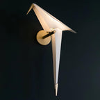 White Paper Crane Wall Lamp — product view 2