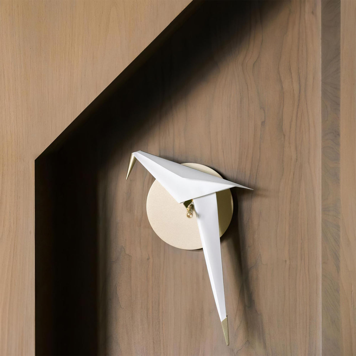 White Paper Crane Wall Lamp — product view 10