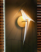White Paper Crane Wall Lamp — product view 15
