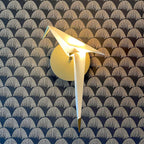 White Paper Crane Wall Lamp — product view 17
