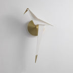 White Paper Crane Wall Lamp — product view 20