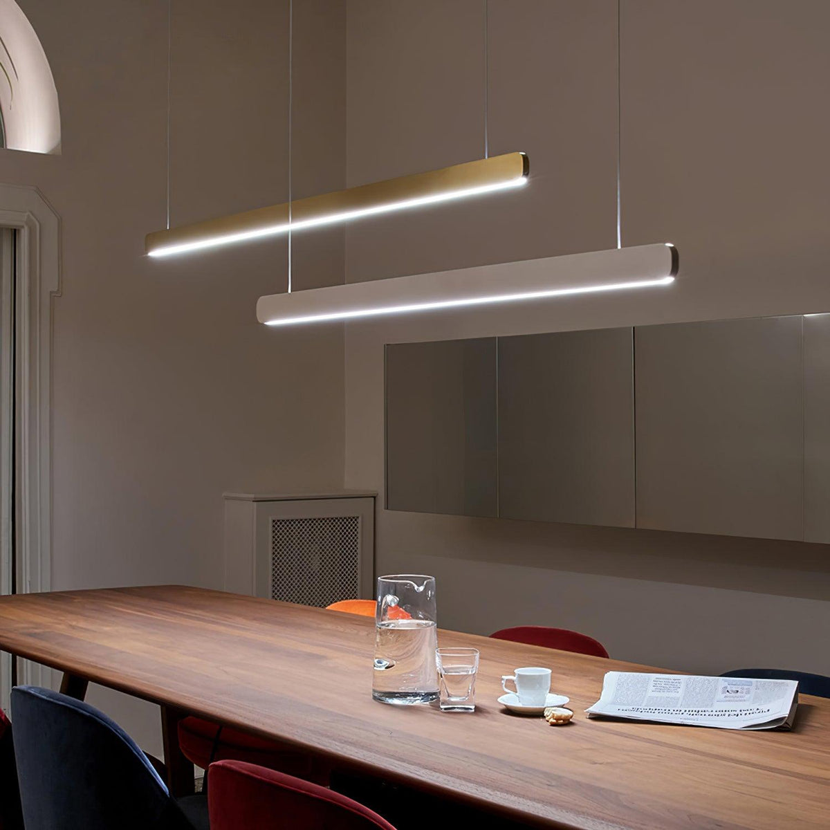 Faretto Linear Aluminum Pendant Lamp — product view 11