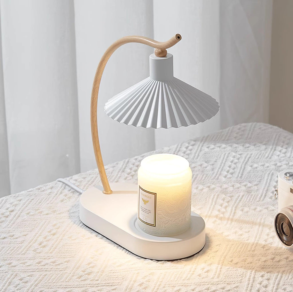 Perla Pleated Metal Table Lamp — product view 7